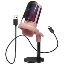 Microfone Rgb Gamer Live Usb Para Computador