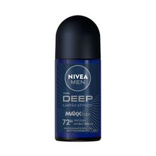 Desodorante Nivea Roll-on Deep Carvão Ativado Maxxtech Masculino 50ml