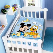 Cobertor para Bebê Raschel Plus 90x110cm Disney Mickey e Pluto Feliz