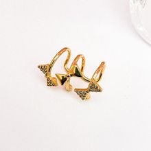 Piercing Fake Laços banhado a Ouro 18k