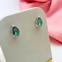 Brinco Gota Cristal Mistico Prata 925