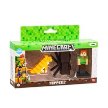 Boneco - Minecraft Gato Aranha e Alex MULTIKIDS