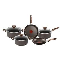 Conjunto de Panelas 5 Peças Rochedo Expert Antiaderente - Chocolate