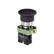 Botão Cogumelo Tramontina Trp2-BC22 1NF Preto com Base de Metal