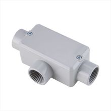 Condulete Fixo 1 Tipo T Tramontina com Tampa com Rosca e com Pintura Eletrostárica a Pó