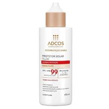 Protetor Solar Adcos Fluid Máxima Proteção Tonalizante Fps 99 com 40ml Adcos Protetor Solar Fluid  FPS99 40ml Máxima Proteção Tonalizante