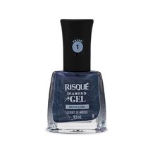 Esmalte Risqué Daimond Gel Metálico Sobert De Mirtilo 9,5ml