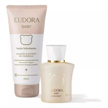 Kit Eudora Baby Água de Colônia 100ml + Hidratante 200ml