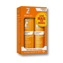 Kit Sabonete Líquido Facial Zeta Skin Vitta C 2 Unidades 300ml Cada