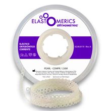 Elastômeros Corrente 1,5m Pearl - Orthometric 60.05.5024 Elastômeros Corrente 1,5m Curto Pearl - Orthometric
