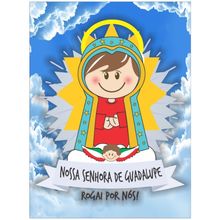 Quadro Infantil Nossa Senhora de Guadalupe