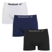 Kit 3 Cuecas Boxer Reebok Classic Masculina