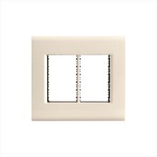 Placa 6 Postos 4x4 Tramontina Liz Bege