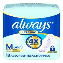 Absorvente Always Ultrafino 8 Unidades