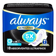 Absorvente Always Noturno Ultrafino G 8 Unidades