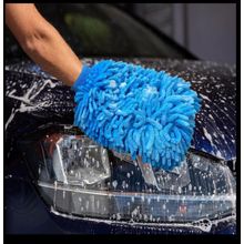 Luva De Microfibra Para Limpeza E Lavagem Automotiva