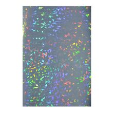 Papel Adesivo Holográfico Vinil Caquinhos Ink Jet A4 50Fl