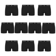 Kit 10 Cuecas Boxer Polo Wear Masculina