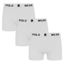 Kit 3 Cuecas Boxer Polo Wear Masculina