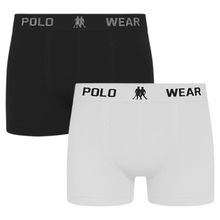 Kit 2 Cuecas Boxer Polo Wear Masculina