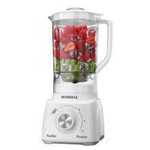 Liquidificador Turbo Power Mondial Branco e Cinza 550W L-99 WG