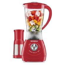 Liquidificador Power Filter Mondial Vermelho 550W L-77