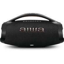 Caixa de Som Boombox Plus AIWA BBS-01-B 200W Bluetooth 30H IP66 USB Preto