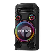 Torre de Som AIWA T1W -02 1600W 1Woofer10" Bluetooth RGB USB FM DJ