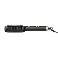 Escova Alisadora Black Gold Argan Mondial Preto e Champagne 47W EA-06
