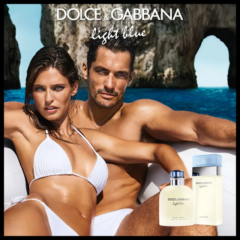 Perfume Dolce & Gabbana Light Blue Masculino Eau De Toilette 200 Ml
