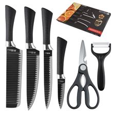 Kit Churrasqueiro Jogo de Faca Cutelo Profissional p/carne