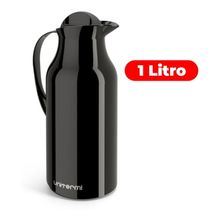 Garrafa Térmica Siena Unitermi - 1 Litro - Preto