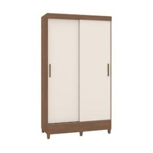 Guarda-roupa Santos Andirá Fit 2 Portas, 2 Gavetas com Cabideiro e Maleiro Solteiro – 106,6 cm de largura