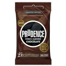 Preservativo Prudence Cor Sabor Chocolate 3 Unidades