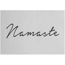Placa Decorativa MDF Good Vibes Namaste 20x29cm
