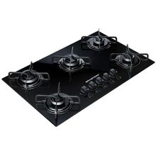 Cooktop Brastemp 5 Bocas com Vidro Temperado Preto