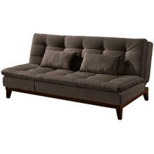 Sofá-cama Casal 3 Lugares Suede Linoforte Jade BPM A2
