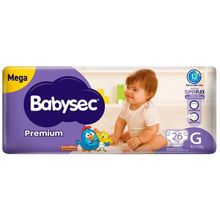 Fralda Babysec Premium Galinha Pintadinha Tam. G 8,5 a 12k