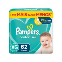 Fralda Pampers Confort Sec Tam. XG 11 a 15kg