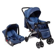 Carrinho de Bebê com Bebê Conforto Cosco Kids Travel System Reverse 4 Rodas 0 a 15kg