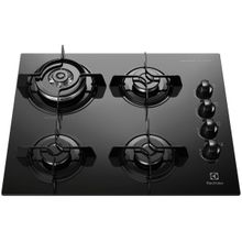 Cooktop 4 Bocas Electrolux a Gás GLP Preto