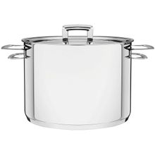 Caldeirão Inox Tramontina 2,2L Fundo Triplo com 16cm 24cm Brava