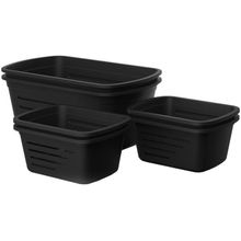 Kit Cestos Organizadores Retangular Branco