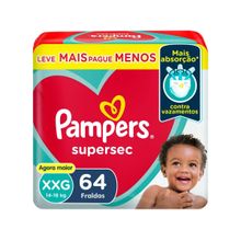 Fraldas Pampers Supersec