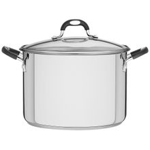 Caldeirão Inox Tramontina 11,9L Fundo Triplo com Tampa 28cm Solar Silicone