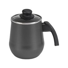 Bule de Café e Chá de Alumínio Cinza com Tampa