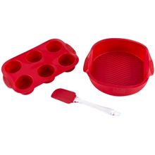 Jogo de Formas de Silicone Brinox Glacê 3 Peças