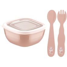 Kit Talher Infantil Tramontina Urso Le Petit Cinza 3 Peças
