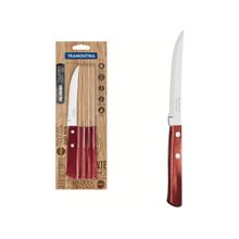 Jogo de Facas Churrasco Tramontina Inox Polywood