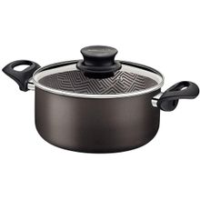 Caçarola Tramontina Antiaderente com Tampa Vermelha 8L 28cm Paris